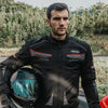 VESTE EN TEXTILE DE COURSE DE MOTO PIERRE IMPERMÉABLE